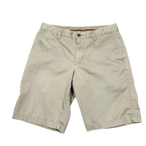Tommy Bahama Shorts‎ Mens 32 Chino Cotton Stretch 10" Top Sail Casual Golf Khaki